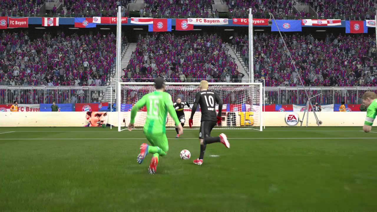 FIFA 15 handball goal! YouTube