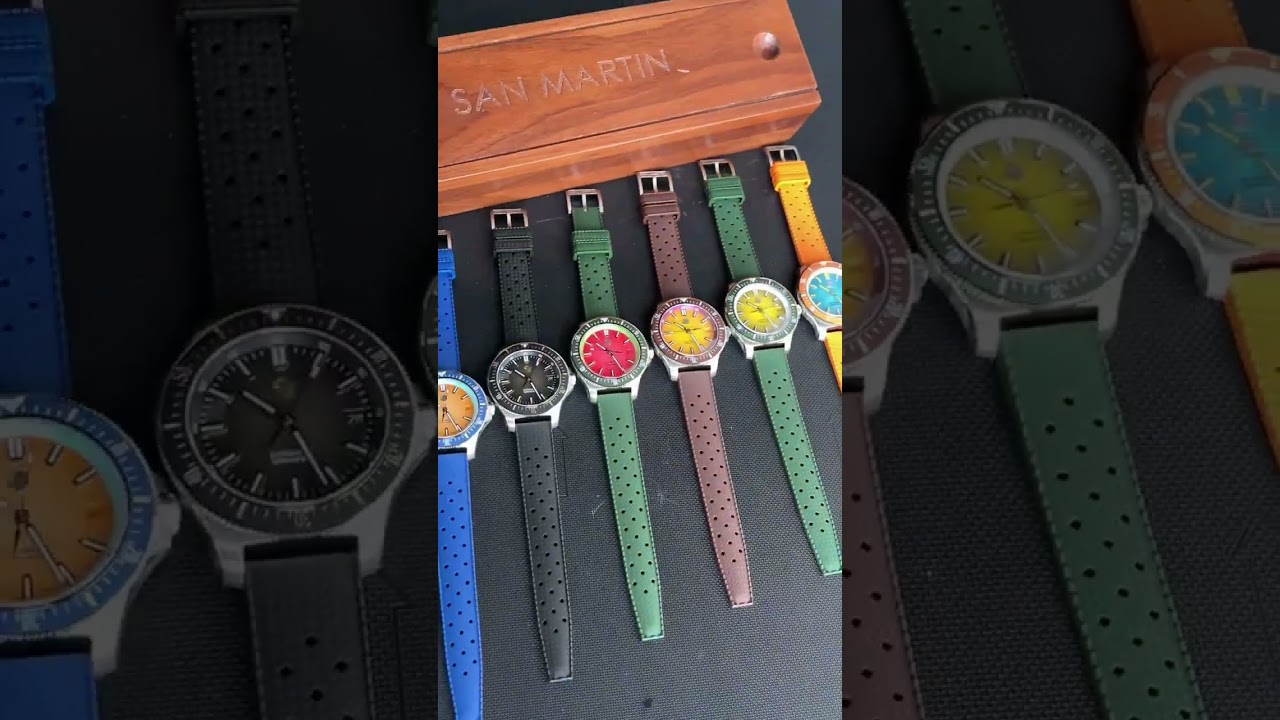 San Martin 2025 New Upgraded Version 40mm Dive Watch Men Original