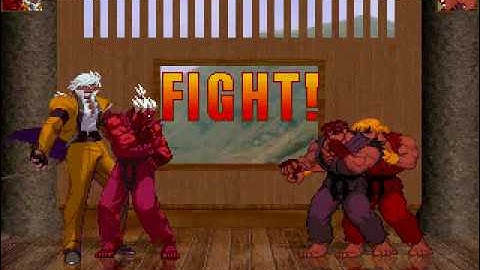 Shin Gouki/God Rugal vs. Evil Ken/Evil Ryu