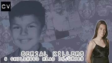 What part of the brain is damaged in serial killers?