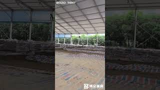40×60m Giant A-Frame Tent Setup for Corporate Events | Full Installation Process.#eventtent