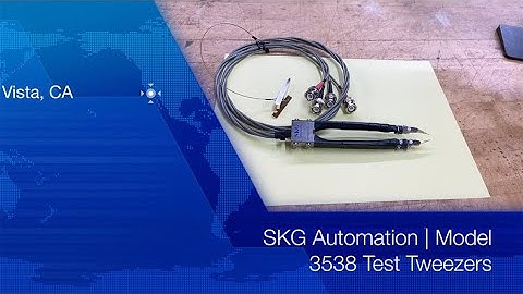 SKG Automation | Model 3538 Test Tweezers for testing micro MLCC chips