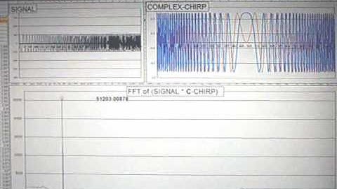 Chirp Search FFT (Chirplet Transform)