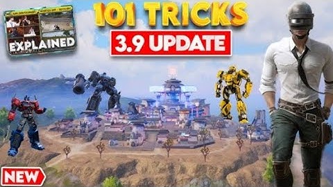BGMI NEW UPDATE 3.9 - FULL GUIDE & TOP 101 TRICKS - HOW TO PLAY