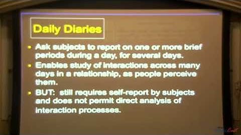 Psych 137C: Intimate Relationships Lecture - Week 1