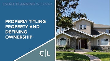 Community Property VS Separate Property? - Estate Problems