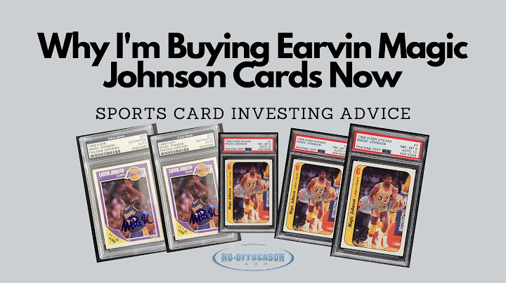 Magic johnson most valuable player card value