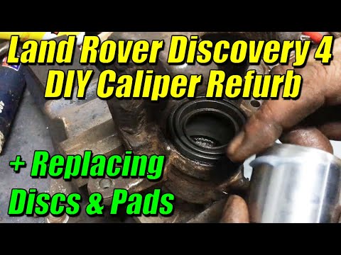 Land Rover Discovery 4 – How To Fit New Rear Pads / Discs + Refurbishing The Calipers