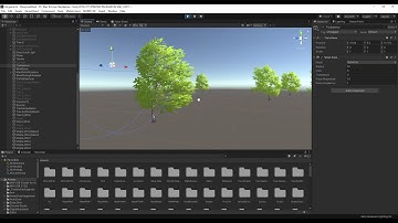 Unity | Testing realistic wind on custom trees [Built-in]