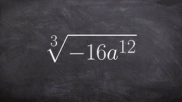 How to take the cube root of a negative algebraic expression