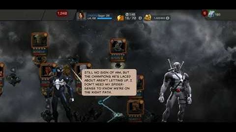 Quake destroying Variant 4.1.2 Deadpool Final Boss- Marvel Contest of Champion