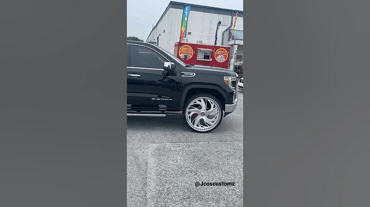 New GMC Sierra on 30 inch big cap Rucci wheels  🔥🔥🔥