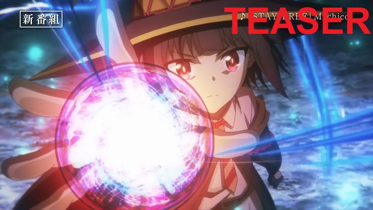 Vê aqui a abertura de KonoSuba: An Explosion on this Wonderful