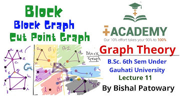 Graph Theory || Lecture 11 || Block/Block Graph/ Cut Point Graph ||B.Sc 6th sem Gauhati University||