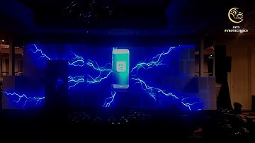 Launch of mKey Financial App Using Stage Projection Mapping in Nairobi