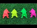 Easy to make paper frog | How to make paper frog ?