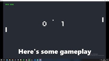CS50 Game Assignment 0 "Pong AI Update"