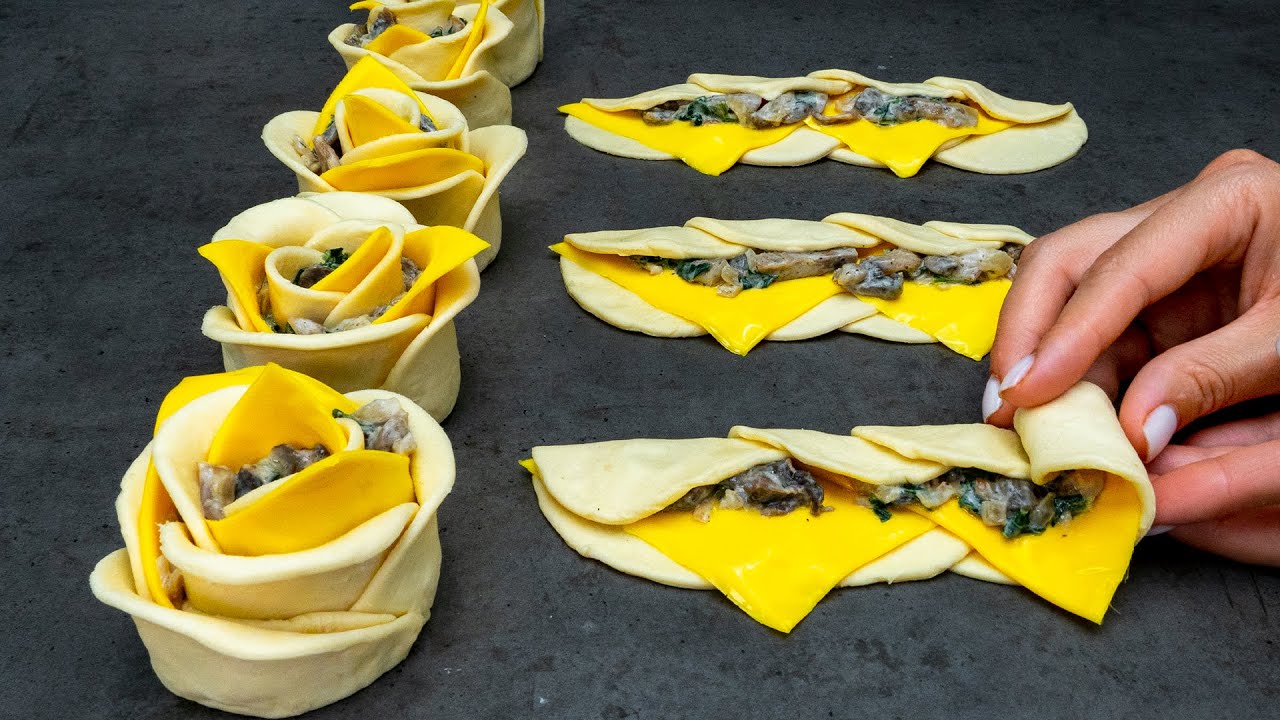 Никто не догадается, как вы готовили эту закуску из слоеного теста! Просто и вкусно!