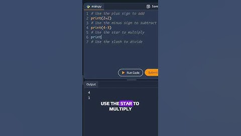 Learning Python — Master basic math operations #coding #learntocode #pythonforbeginners #programming