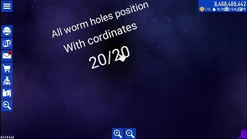 Wormhole location, position with coordinates in chicken invaders universe |black hole location