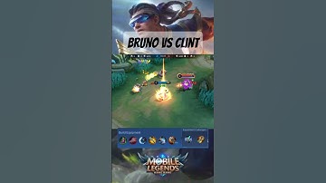 Bruno VS Clint #shorts #short #shortsviral #shortvideo #mobilelegends #mlbb #mlb #ml #gaming #mobile