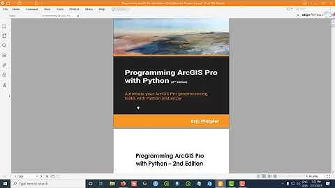 عرض ومراجعة لكتاب البرمجة بلغة البايثون داخل برنامج ArcGIS Pro