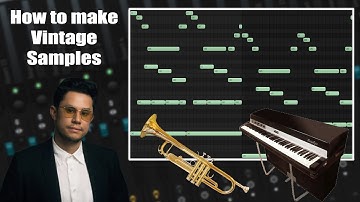How To Make Fire Vintage Samples Like Cubeatz | Cubeatz , Frank Dukes | FL Studio 20 Tutorial