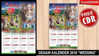 Desain Kalender 2018 dengan CorelDRAW (Wedding Kalender) - Tutorial Coreldraw