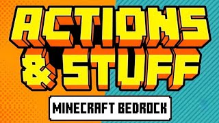 Action And Stuff Minecraft Bedrock Edition Best Animation Texture Pack