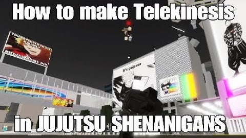 How to make telekinesis In Jujutsu shenanigans (Skill Builder) @M-A-K-K-I