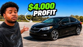 How I Made $4,000 in 3 Days Flipping Auction Cars!