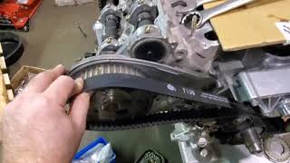 Porsche 928 32V timing belt replacement.