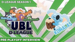 UBL D-League S1 Pre Playoff Interview w/ Jetman