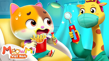 Mèo con bị sâu răng | Một ngày đi khám nha khoa | Nhạc thiếu nhi | MeowMi Gia đình những chú mèo