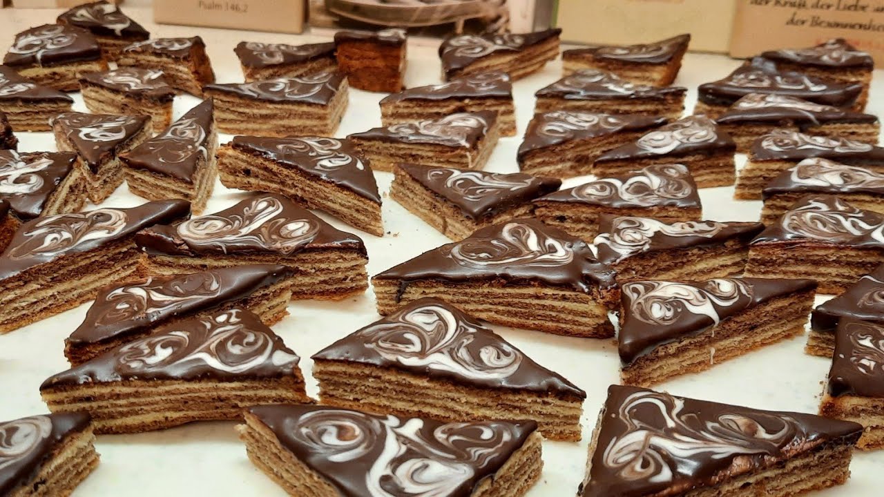 Unwiderstehlich diese Baumstamm Ecken mit Schokolade / Уголки с шоколадом не оторваться