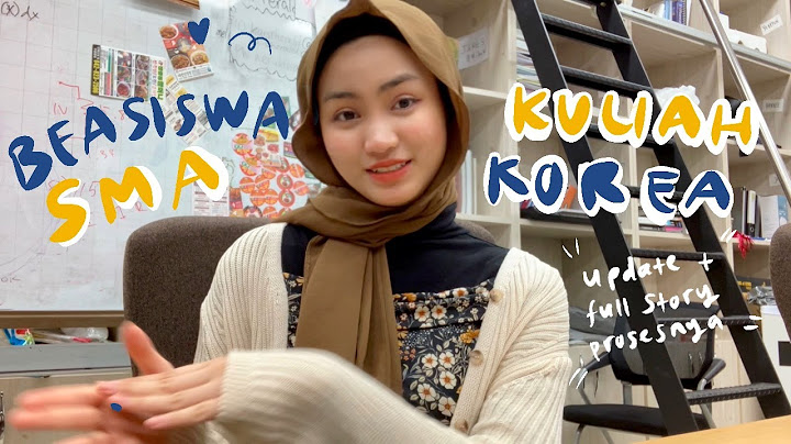 FULL SCHOLARSHIP Story for High School and College in South KOREA 🇰🇷🇮🇩| Who am I? & Life update!