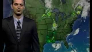 WMFD-68, Mansfield, OH, August 4, 2008, 11pm newscast, Nick Kosir weather segment