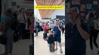 La terminal C de Houston IAH esta completamente colapsada  #shorts #houston