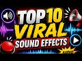 Top 10 most viral sound effects !! Copyright free sound .