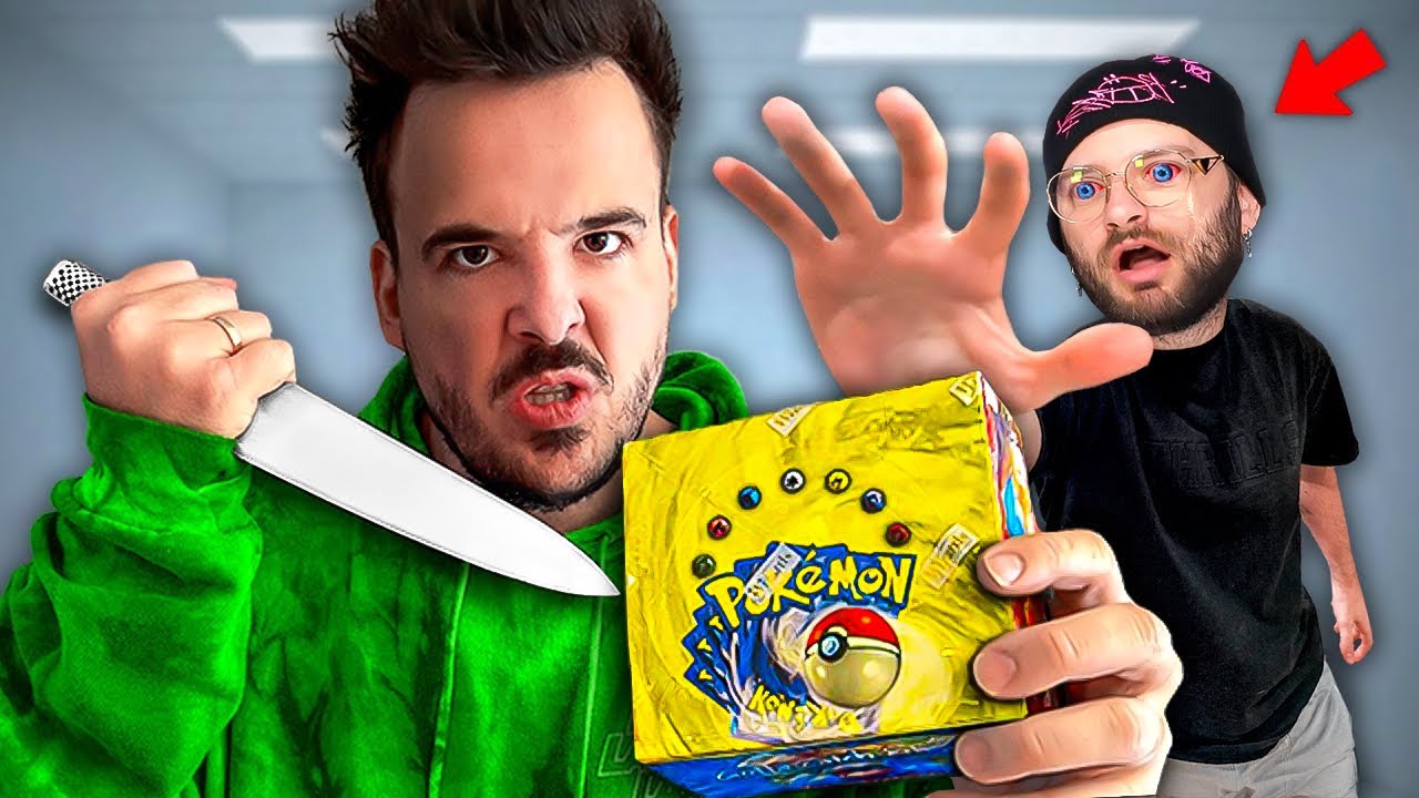 I STOLE and OPENED Josh’s $30,000 Pokémon Base Set Box…(prank)