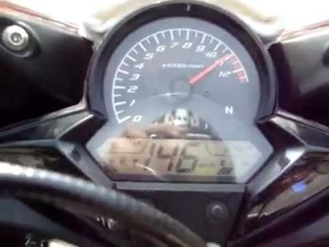 2011 Cbr 125r Speed Test 151 Km Youtube