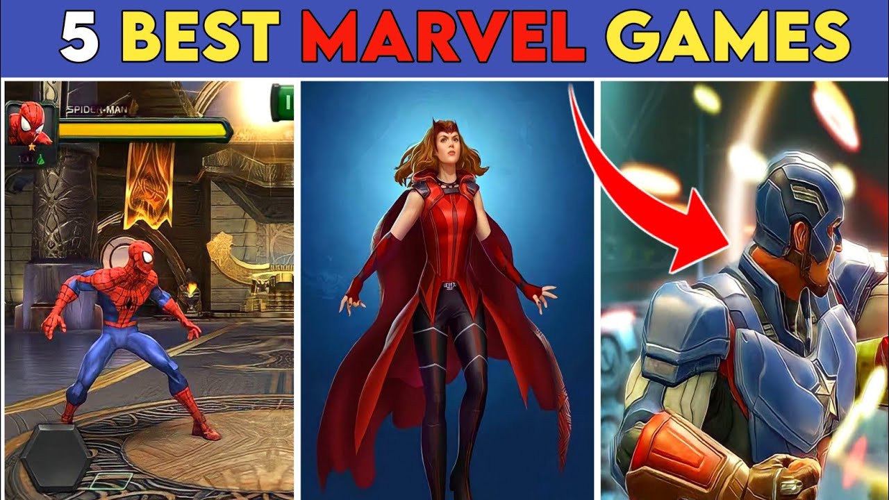 Top 5 MARVEL Games For Android 2022 Best Marvel Games On Play Store