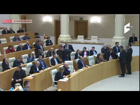 ხმაური საქართველოს პარლამენტში