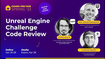 Unreal Engine Challenge Code Review - Games Job Fair Spring 2023