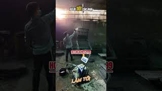 Giải Pháp Phun Sơn Nhựa Đường Loãng Cho Xưởng Đúc Gang Nắp Cống ⚙️