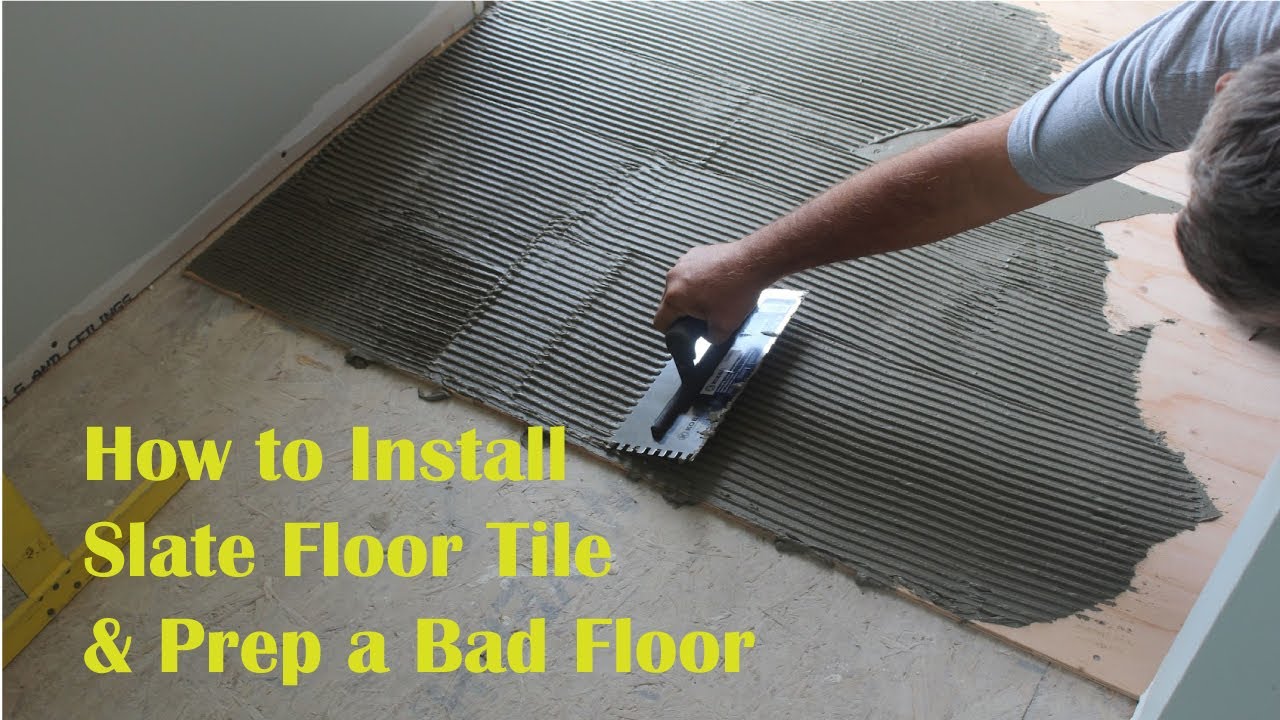 How To Lay Slate Flooring Viewfloor.co