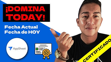 TODAY en AppSheet: Cómo Usar la Fecha Actual en tus Apps Inteligentes | CURSO EXPRESIONES Y FÓRMULAS