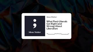 What JD Vance, Patrick Deneen and Adrian Vermeule Get Wrong About Liberalism