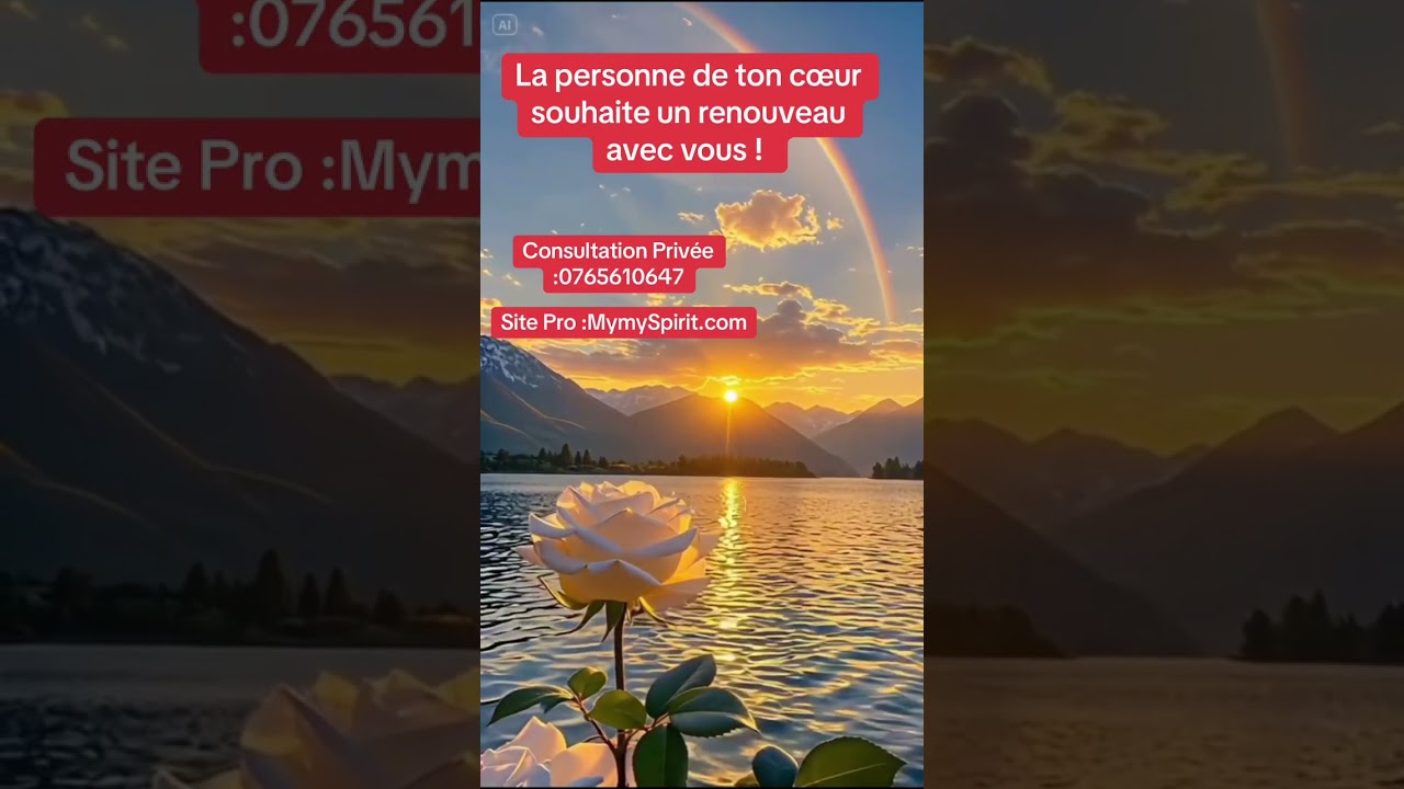 La personne de ton cœur souhaite un renouveau avec vous ! 