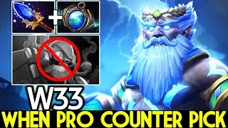 W33 [Zeus] Insane Counter Pick Against Tinker Mid Destroy Pub 7.22 Dota 2